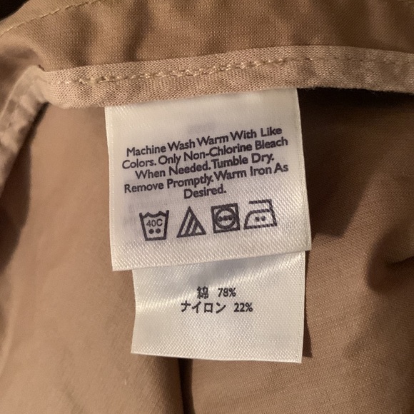Eddie Bauer khaki utility jacket drawstring waist & hem large pockets size 4x - Picture 13 of 15